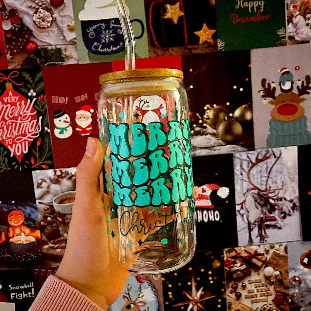 Merry Merry Merry Christmas Cup 16oz